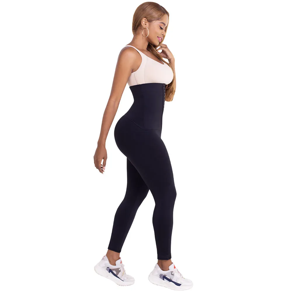 2 Line Waist Trainer Workout Pants D6039