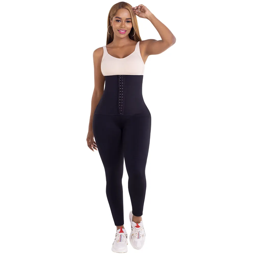 2 Line Waist Trainer Workout Pants D6039