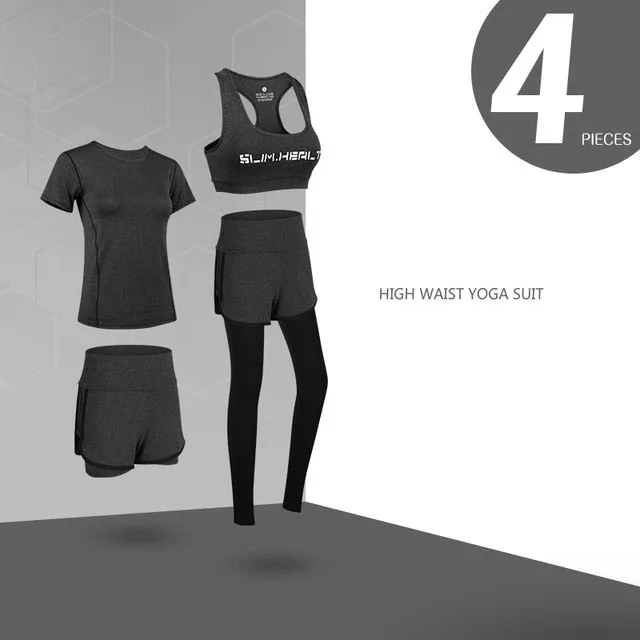 4Pcs / 5Pcs Yoga Sport Set