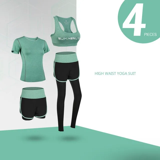 4Pcs / 5Pcs Yoga Sport Set