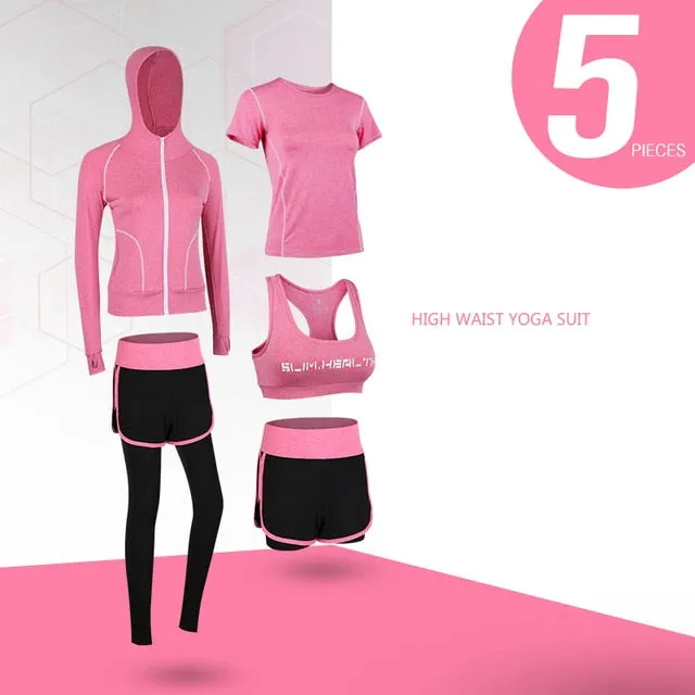 4Pcs / 5Pcs Yoga Sport Set