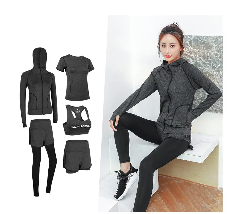 4Pcs / 5Pcs Yoga Sport Set