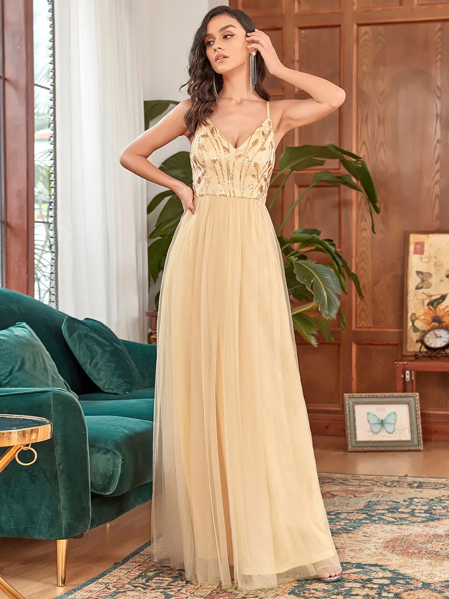 Adorable A Line Silhouette Floor Length Wholesale Evening Dress FS