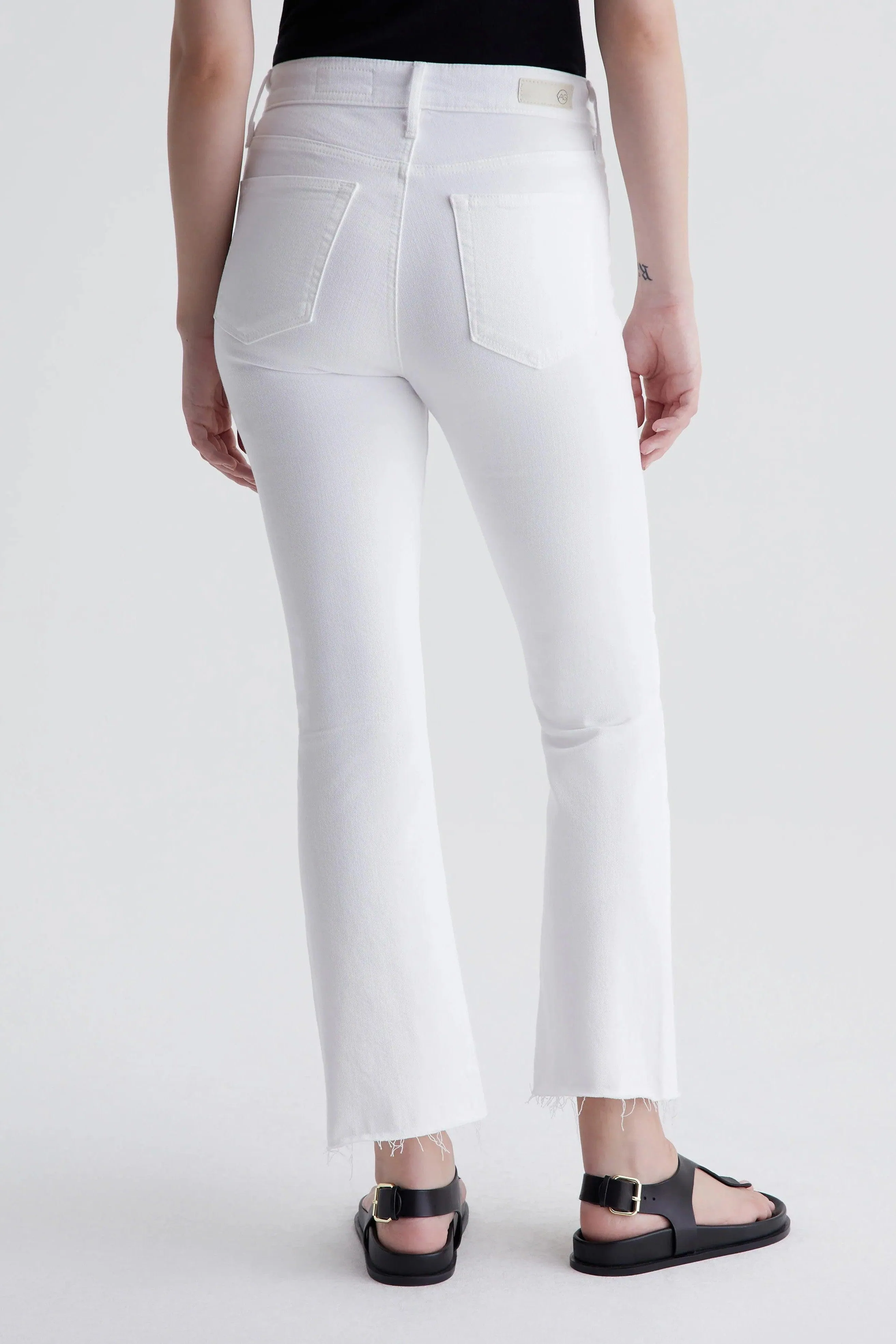 AG - Farrah Boot Crop - Modern White