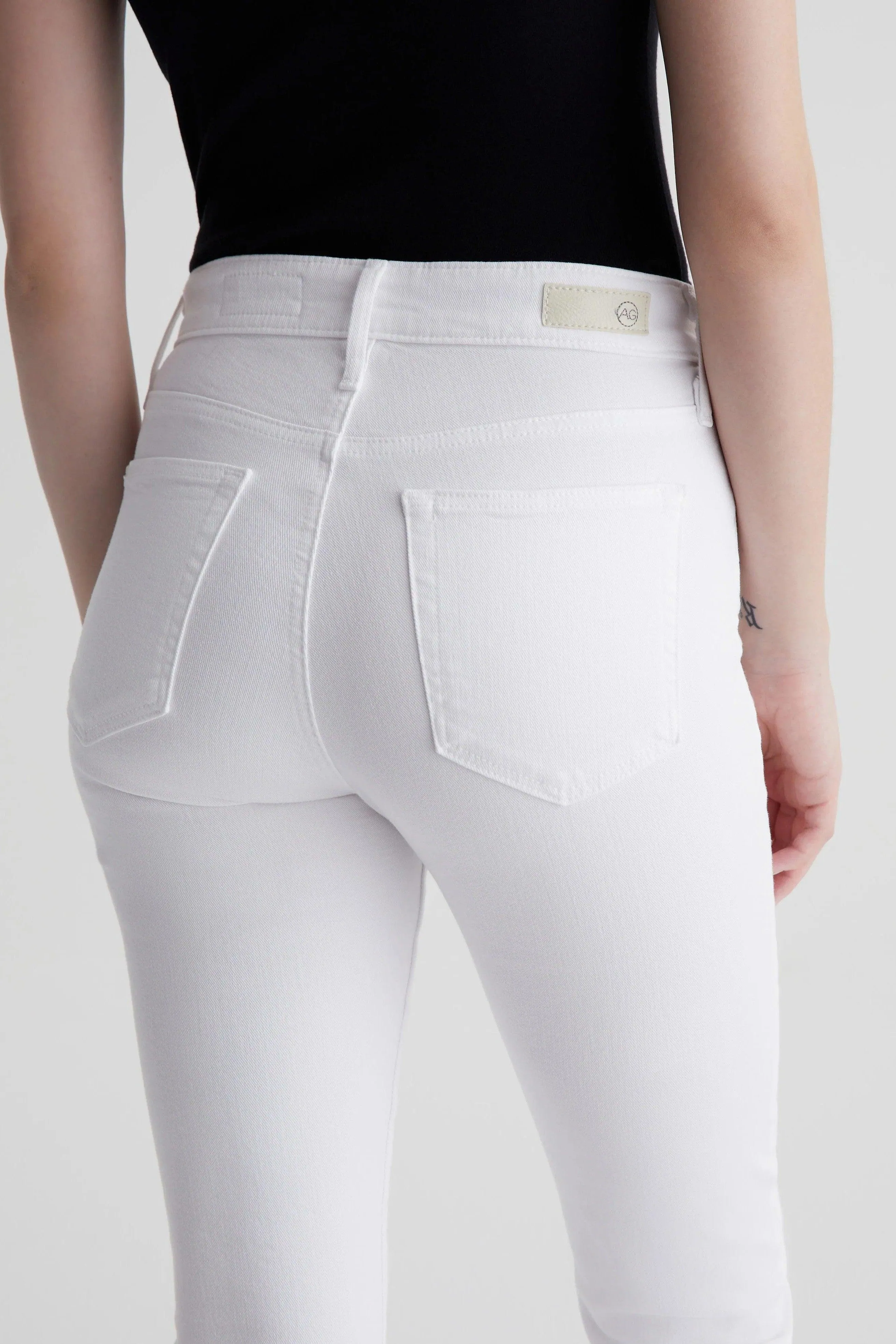 AG - Farrah Boot Crop - Modern White