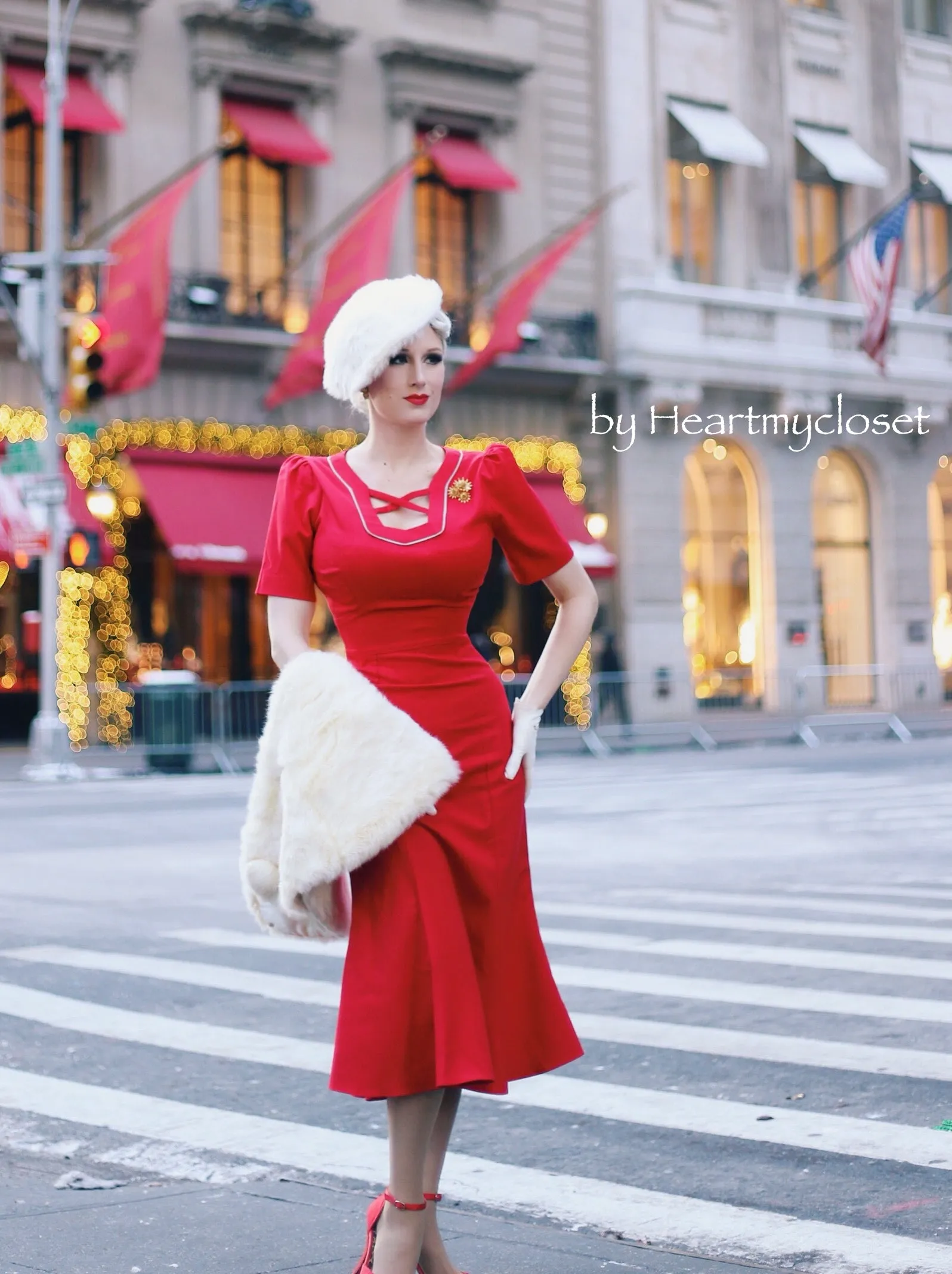 Agent carter - cosplay red 50s dress