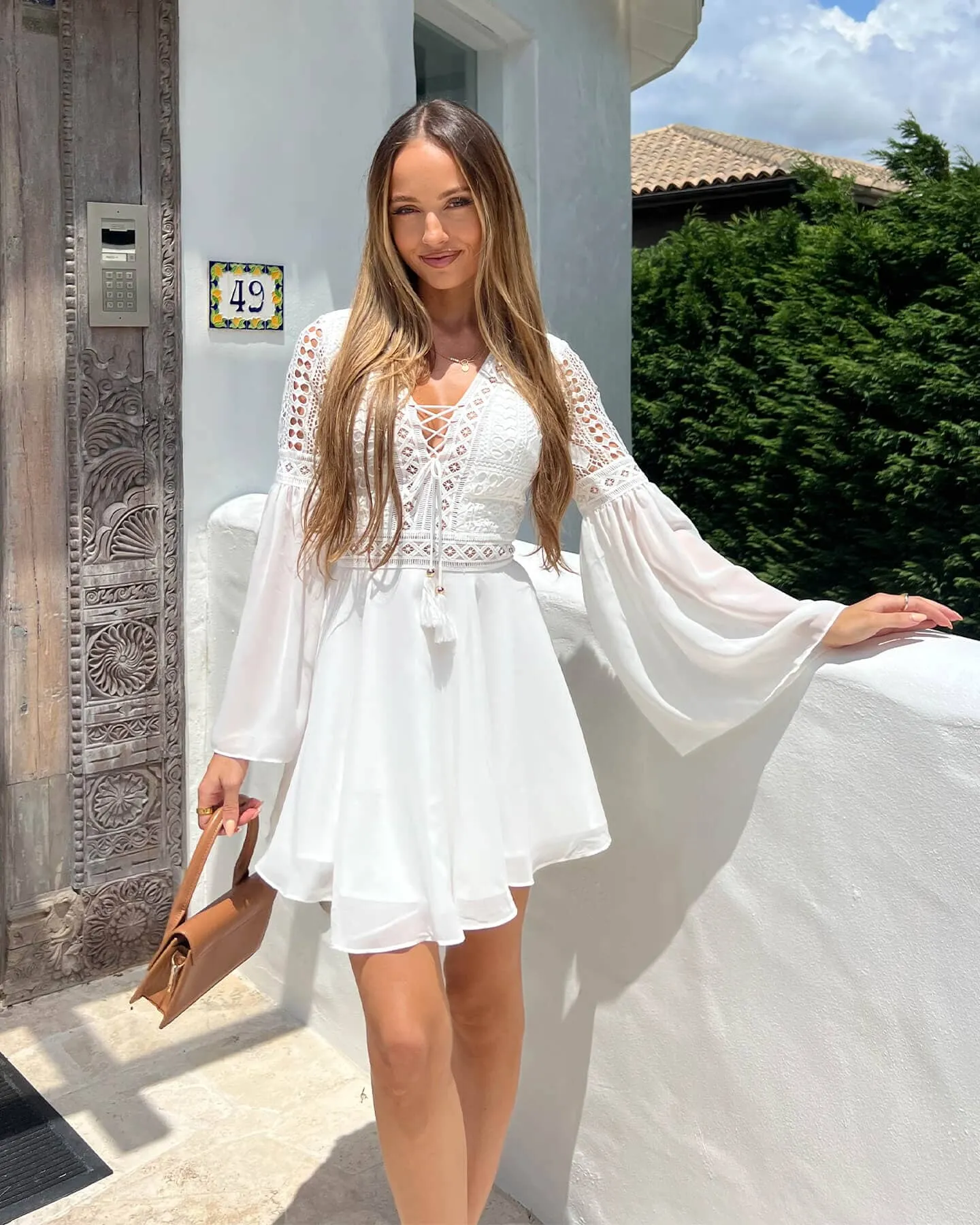 Alyse Dress - White