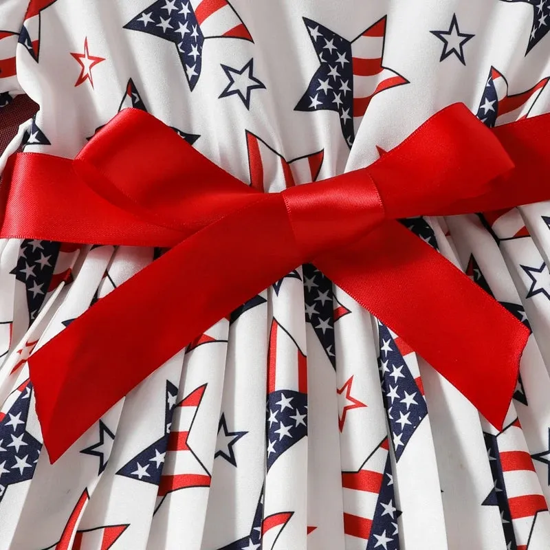 AMERICAN STAR Pleated Dress