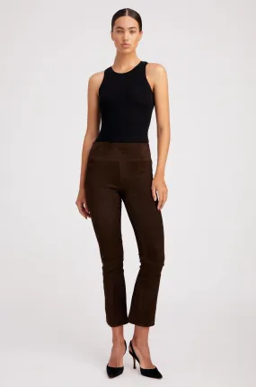 Americano Suede Ankle Flare Leggings