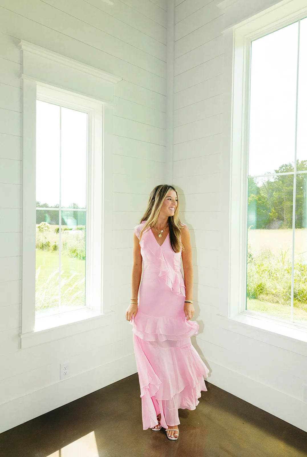 Angeline Maxi Dress - Pink