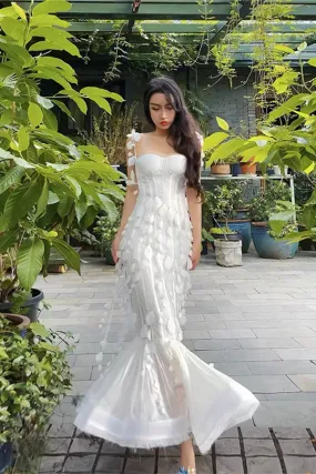 Appliques Newest Long Prom Dresses, Elegant Wedding Dresses, Fashion Mermaid Bridal Gowns