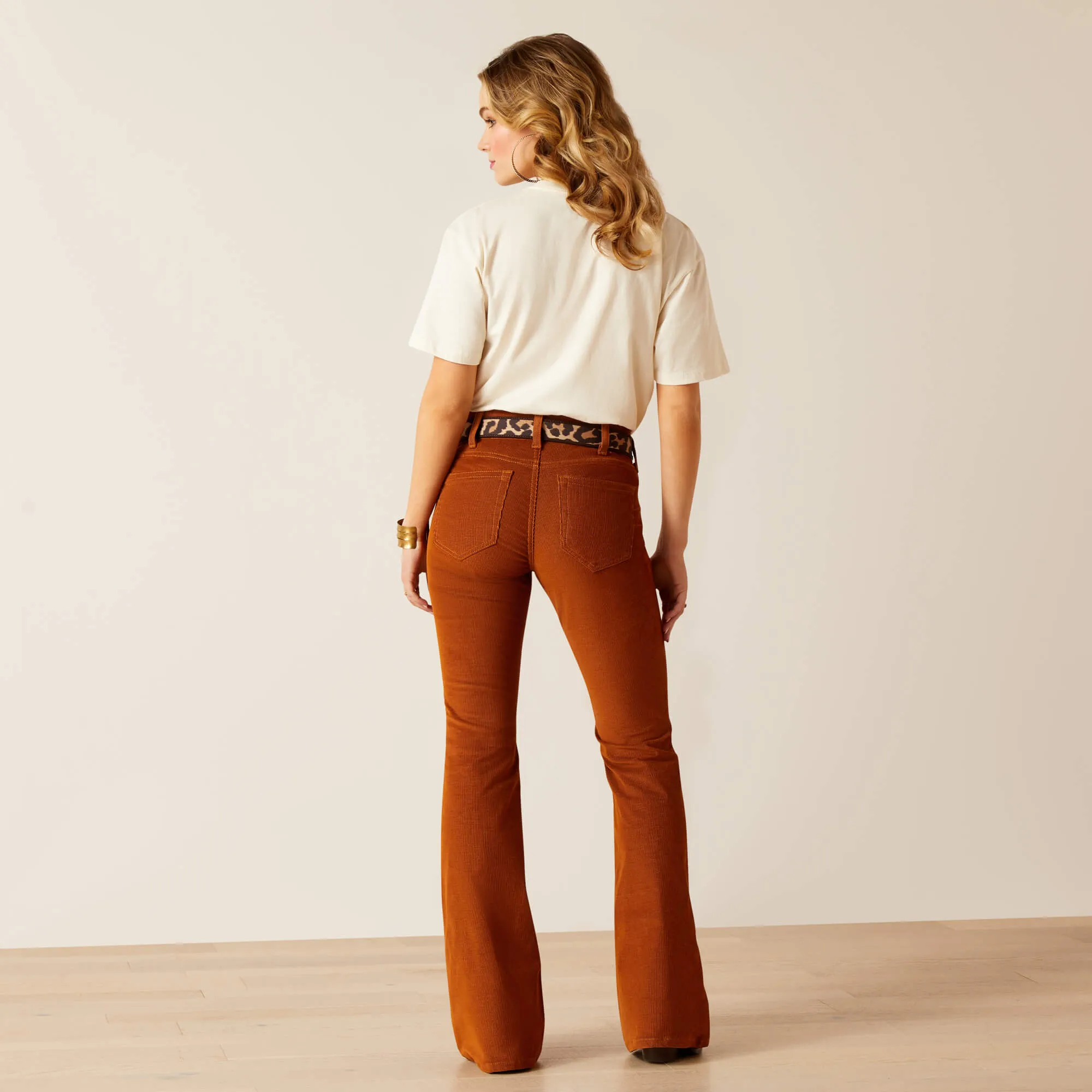 Ariat Camel Corduroy Flare Jean