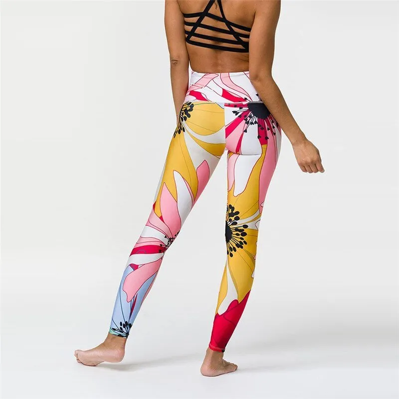 Backless Yoga Set Sport Set Women Print