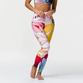 Backless Yoga Set Sport Set Women Print