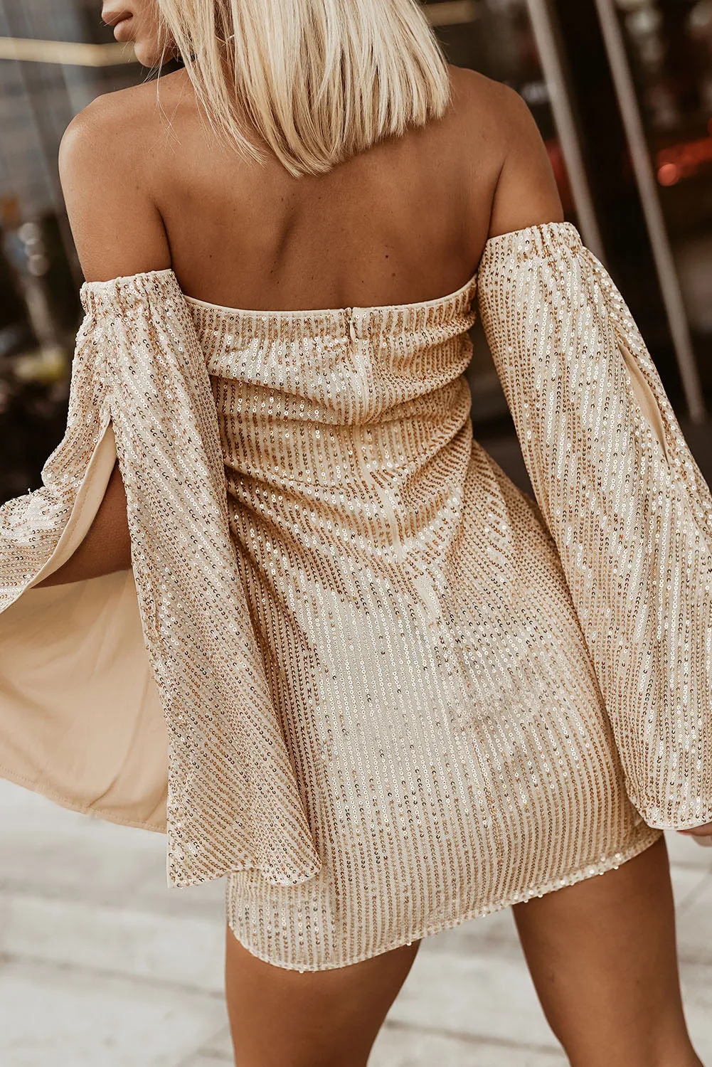 Bandeau Club Sequin Dress