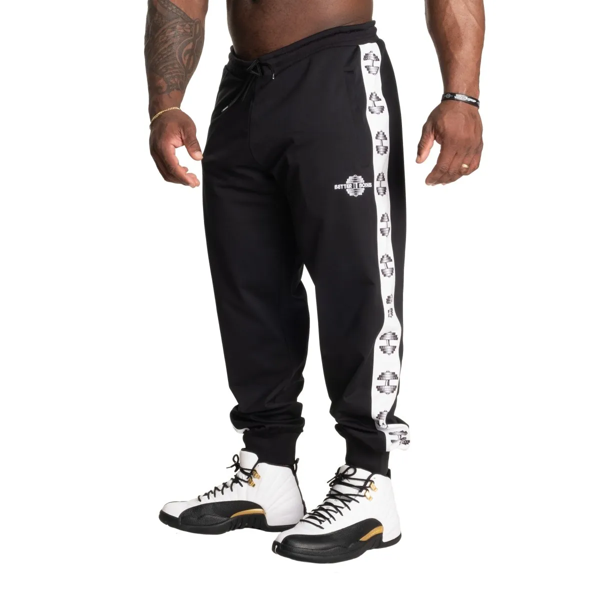 Better Bodies Bronx Track Pants - Black V2