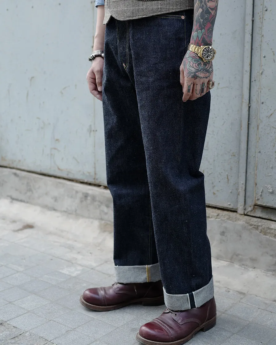 Blue-Collar Workwear Denim Jeans