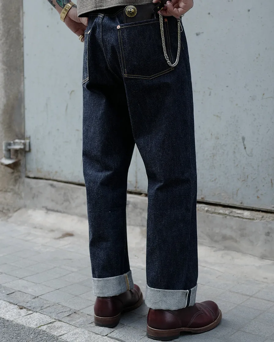 Blue-Collar Workwear Denim Jeans