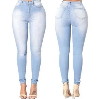 Bootylicious Washed Denim Skinny Jeans