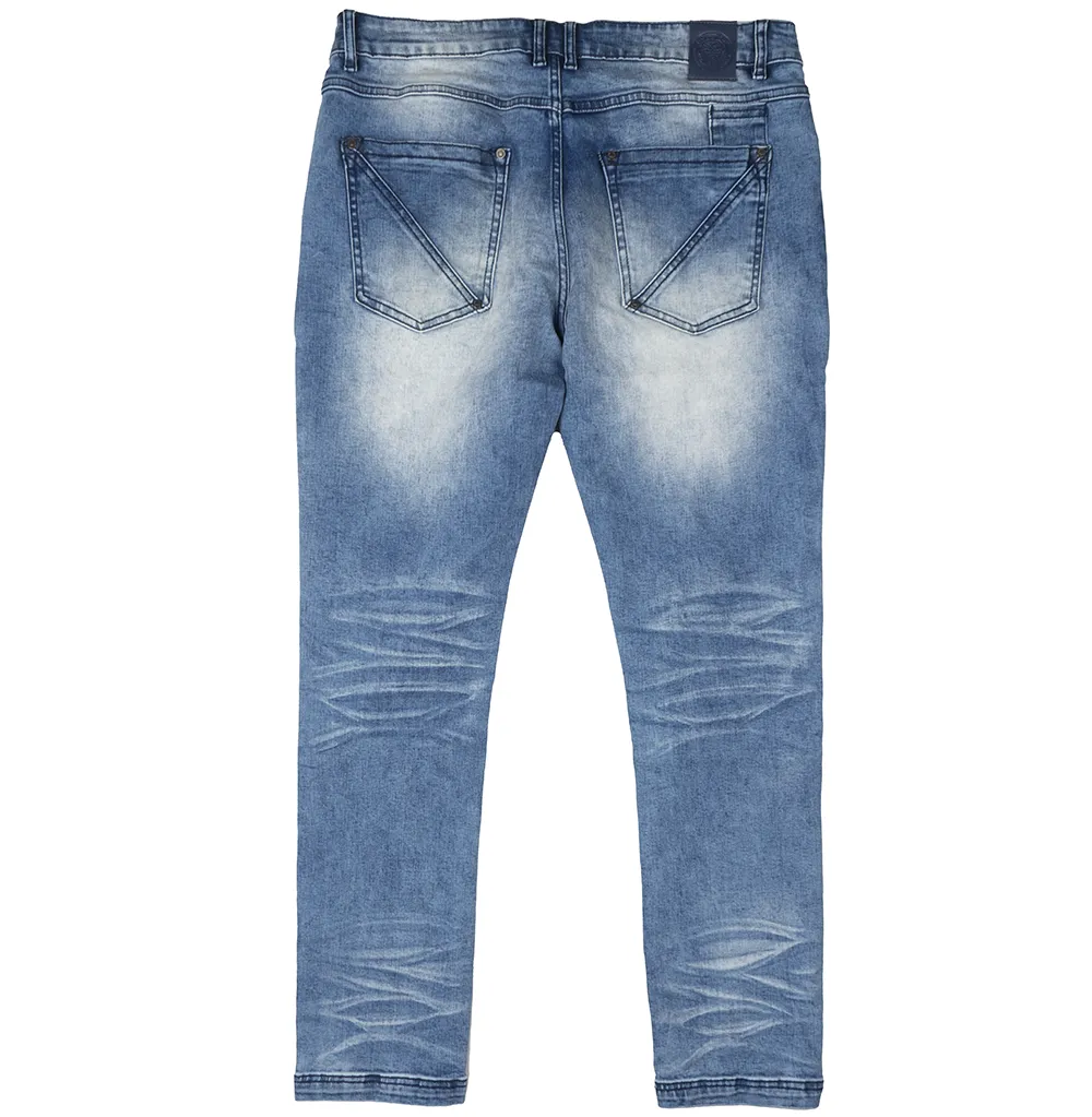 BORN FLY DENIM JEANS MED STONE WASH - 2302D4623