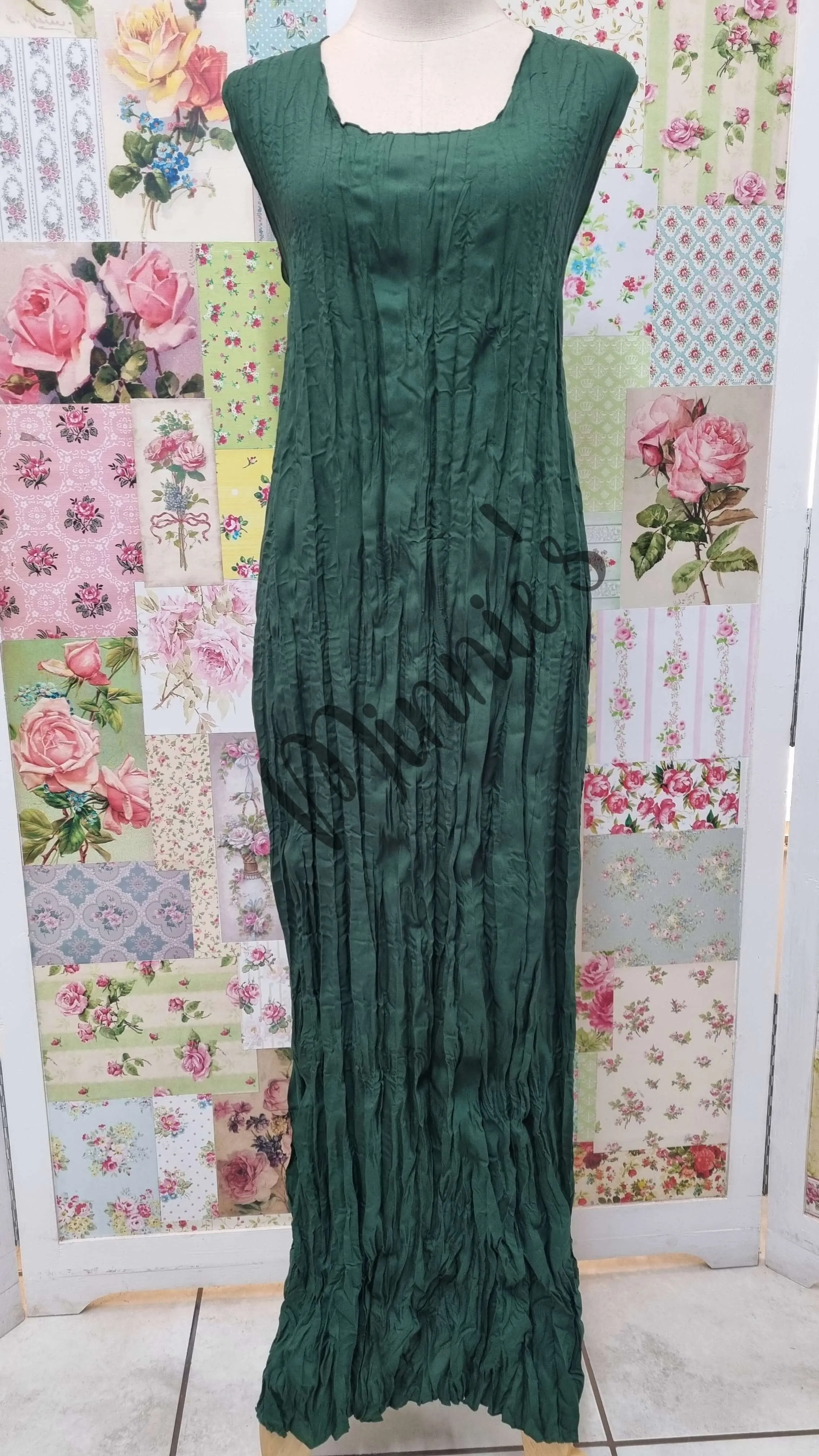 Bottle Green 3-Piece Dress Set LR0456