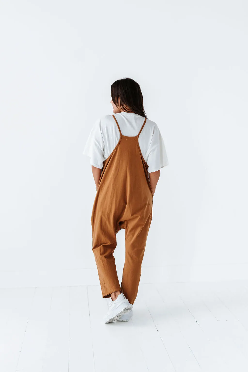 Carly Casual Jumpsuit In Hazelnut