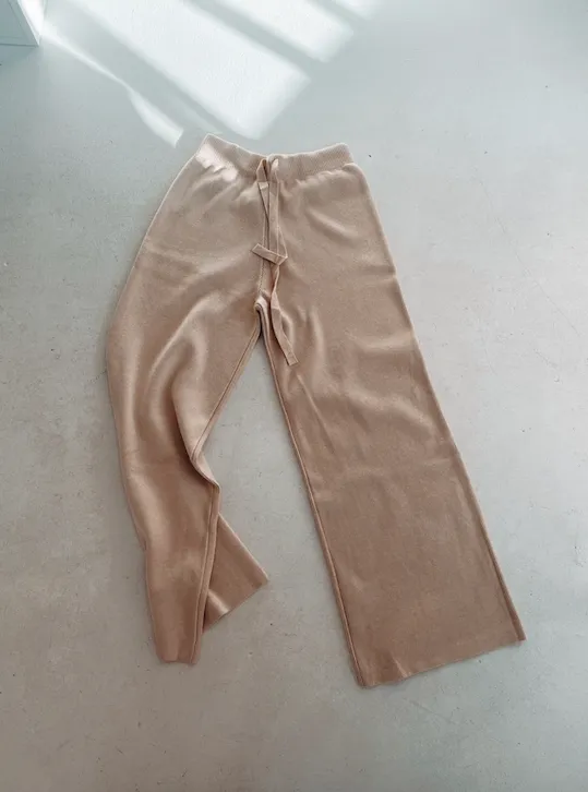 Chloe Knit Pants Cream