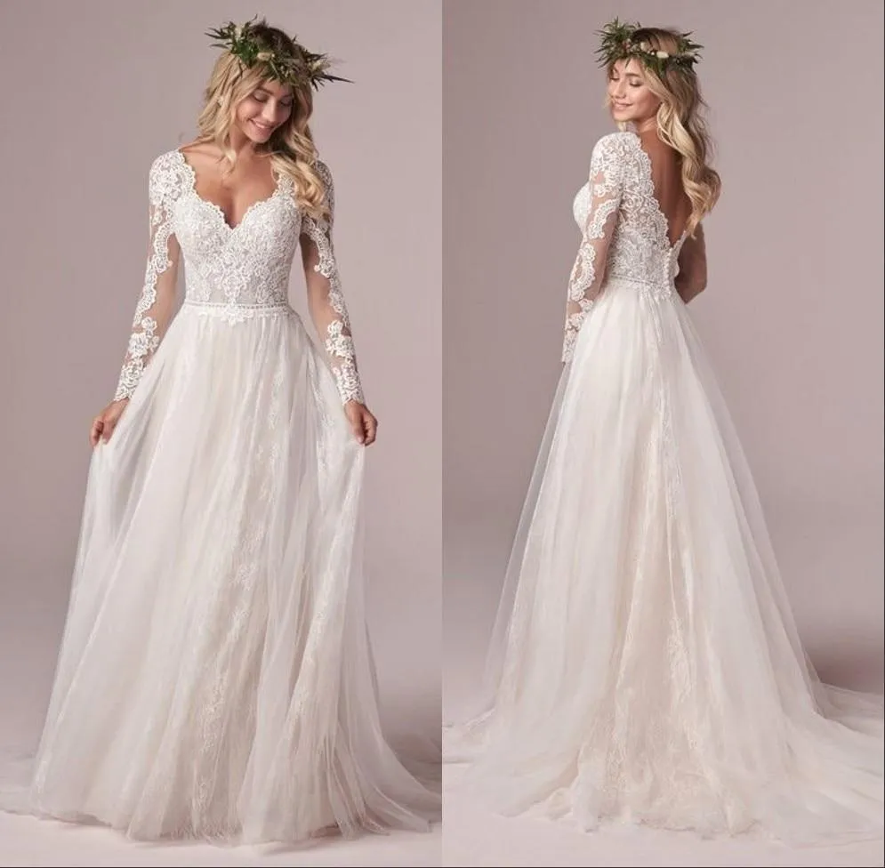 Classic Elegance A-Line Bridal Gown