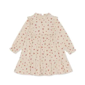 como dress gots - pluie de fleur red