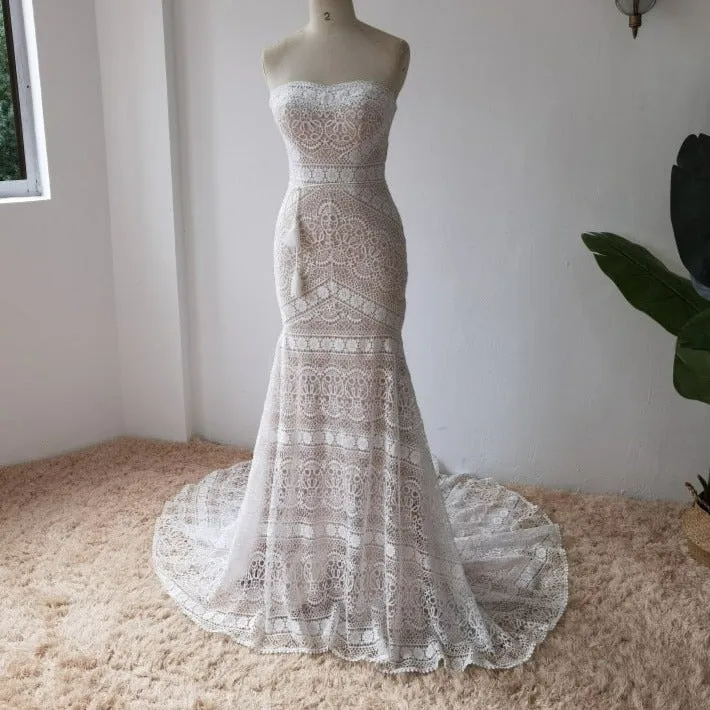 Crochet Allure Wedding Dress