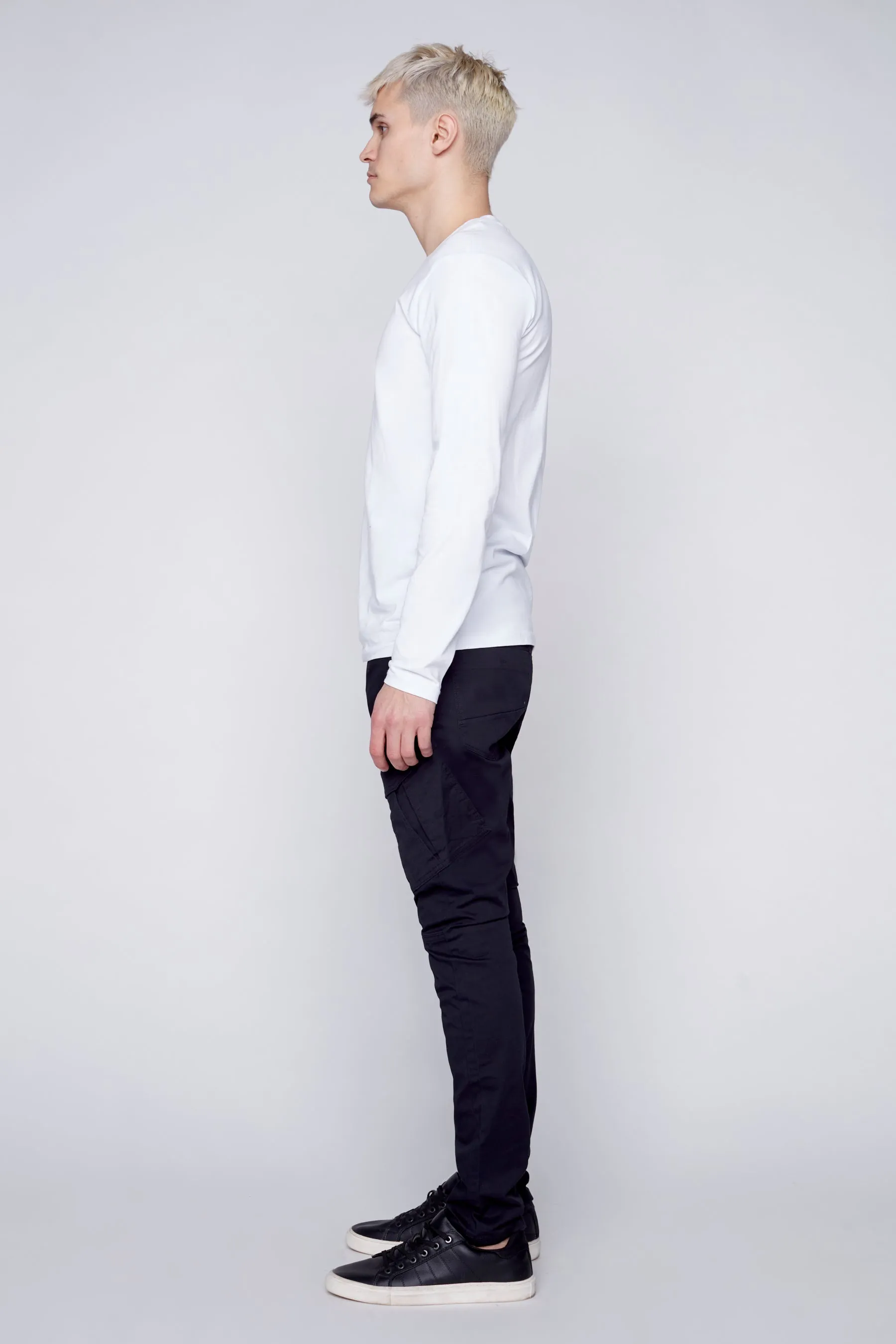 Deluxe 5 Pocket Slim Fit Pants - Black