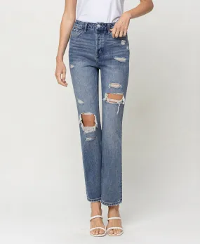 Distro - Super High Rise Straight Jeans