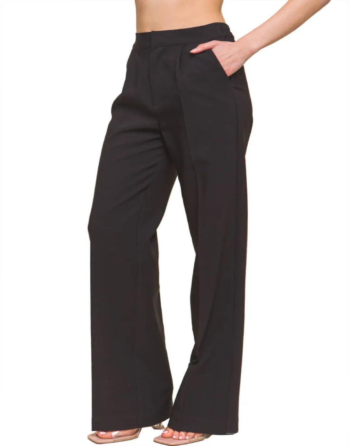 Dress Pants With Elastic Back