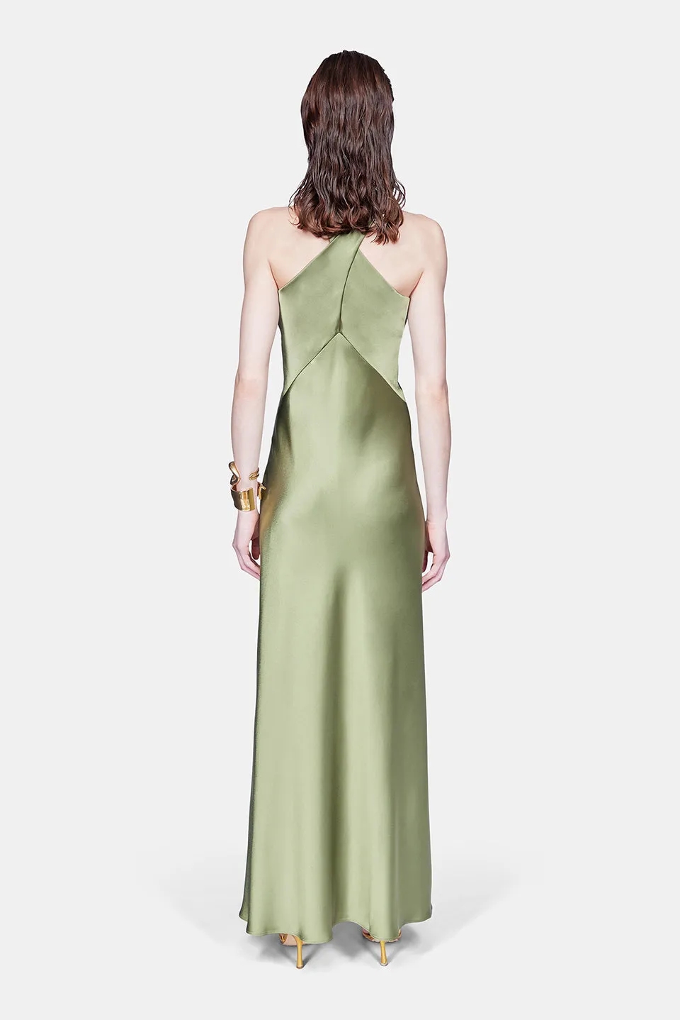 Evelyn Dress - Dark Moss