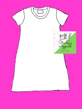 fabric of the week Adult tshirt dress