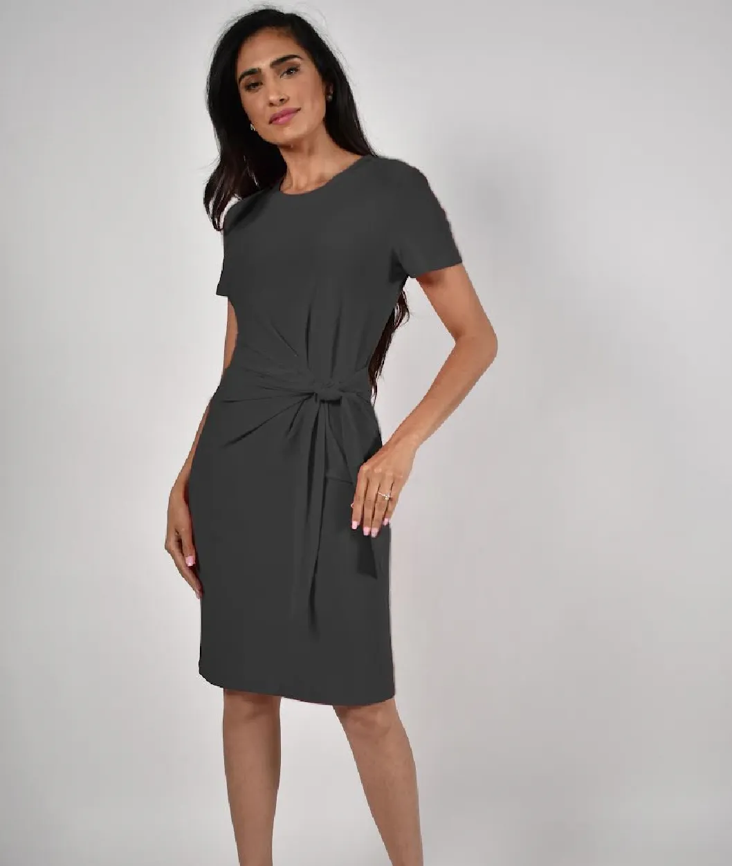 Frank Lyman Black Knit Dress Style# 226031