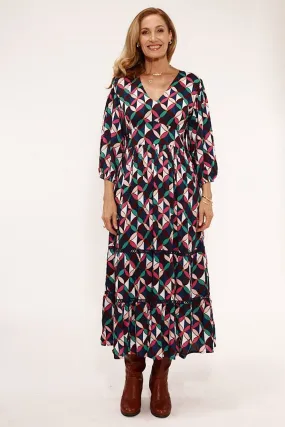 GEO MAXI DRESS