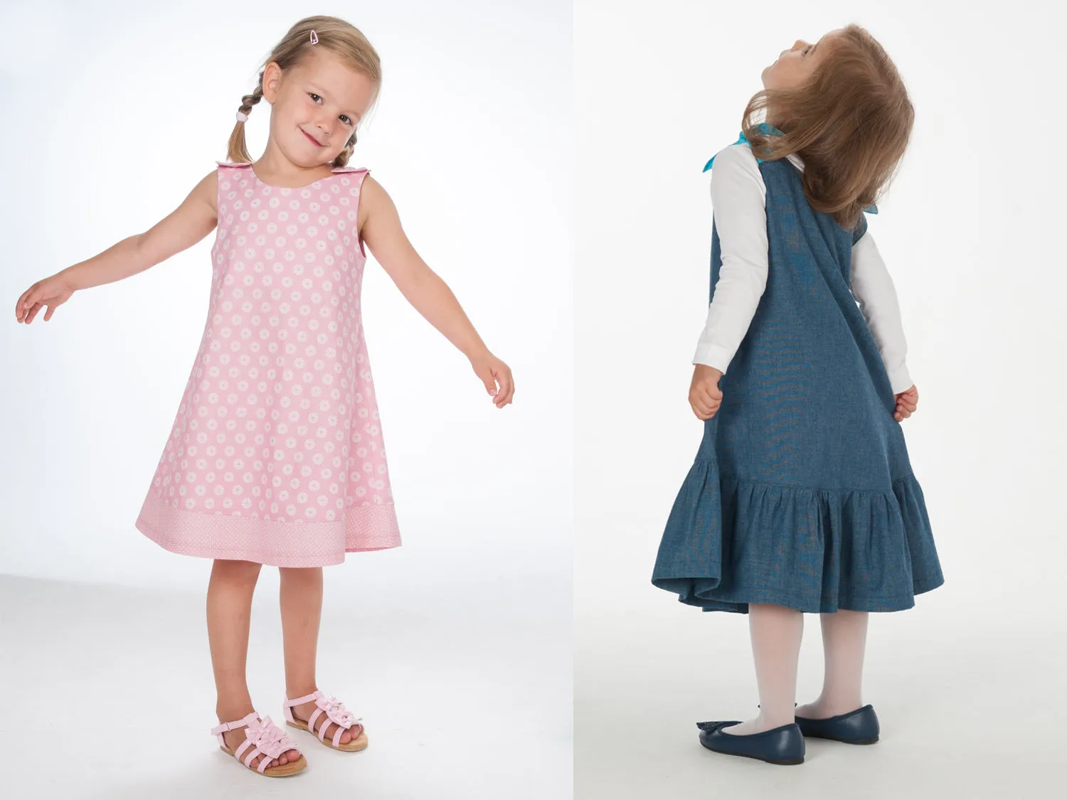 Girls dress sewing pattern STEFFI   SIENA - Paper pattern