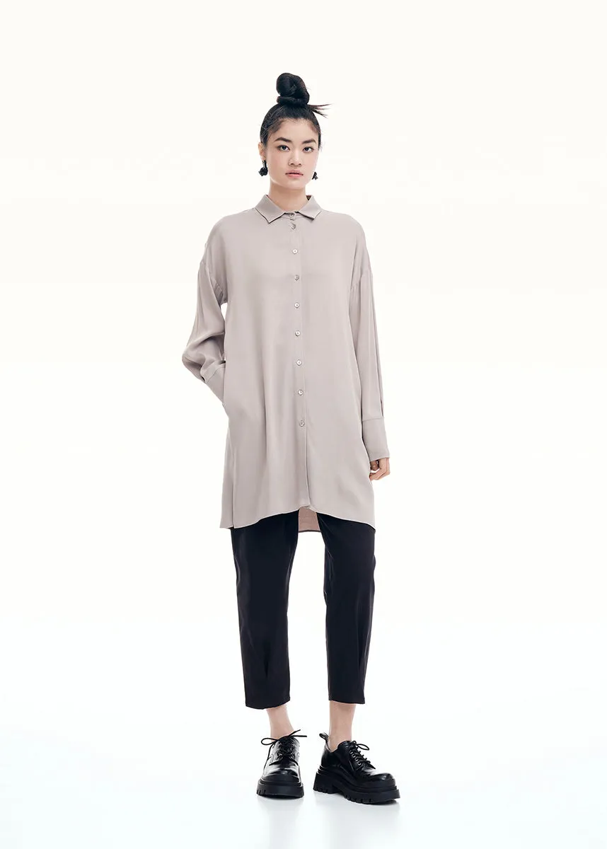 Grey Mist Shirt Dress