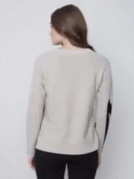 Jacquard Cotton Sweater