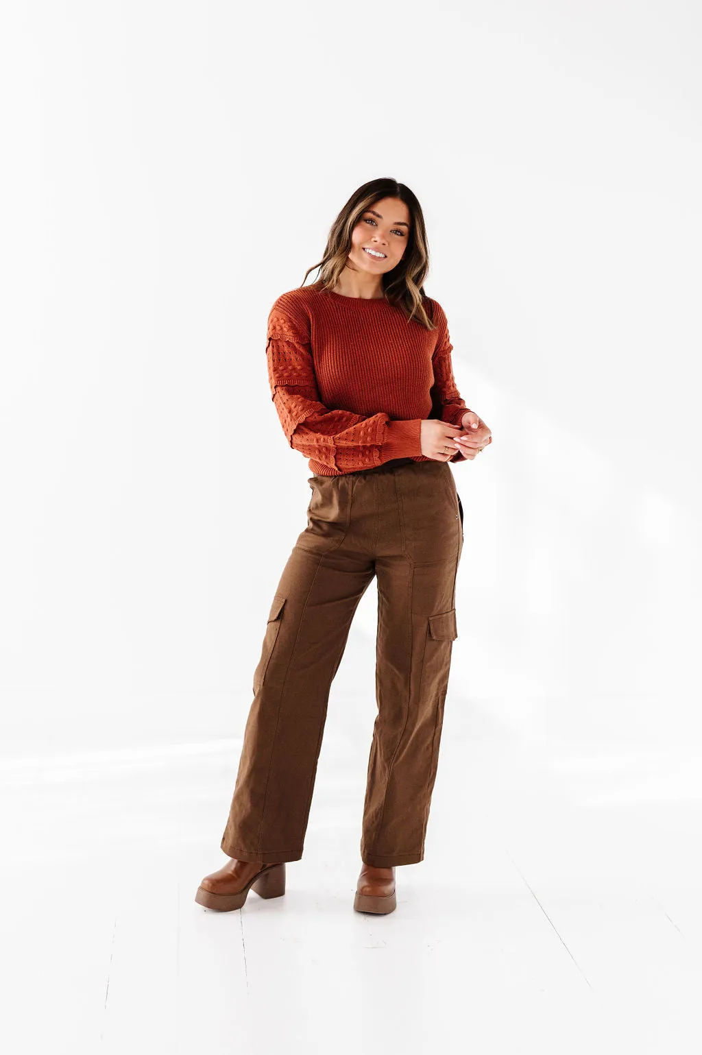 Jensen Cargo Pants in Chocolate