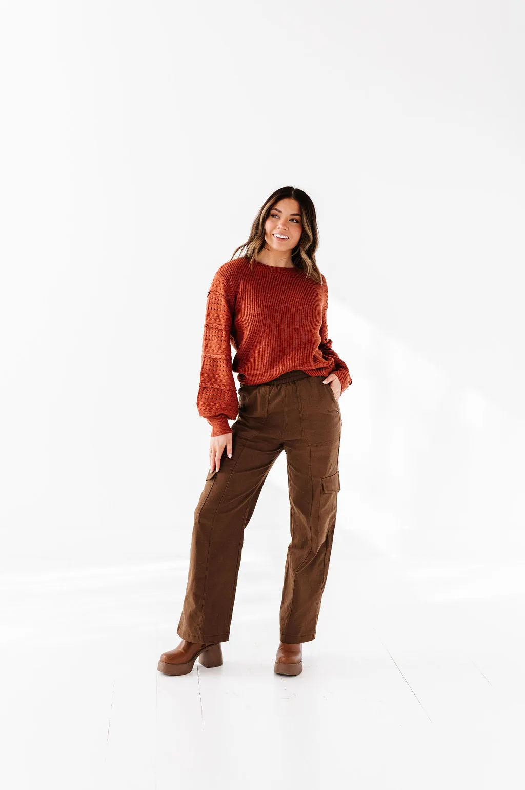 Jensen Cargo Pants in Chocolate