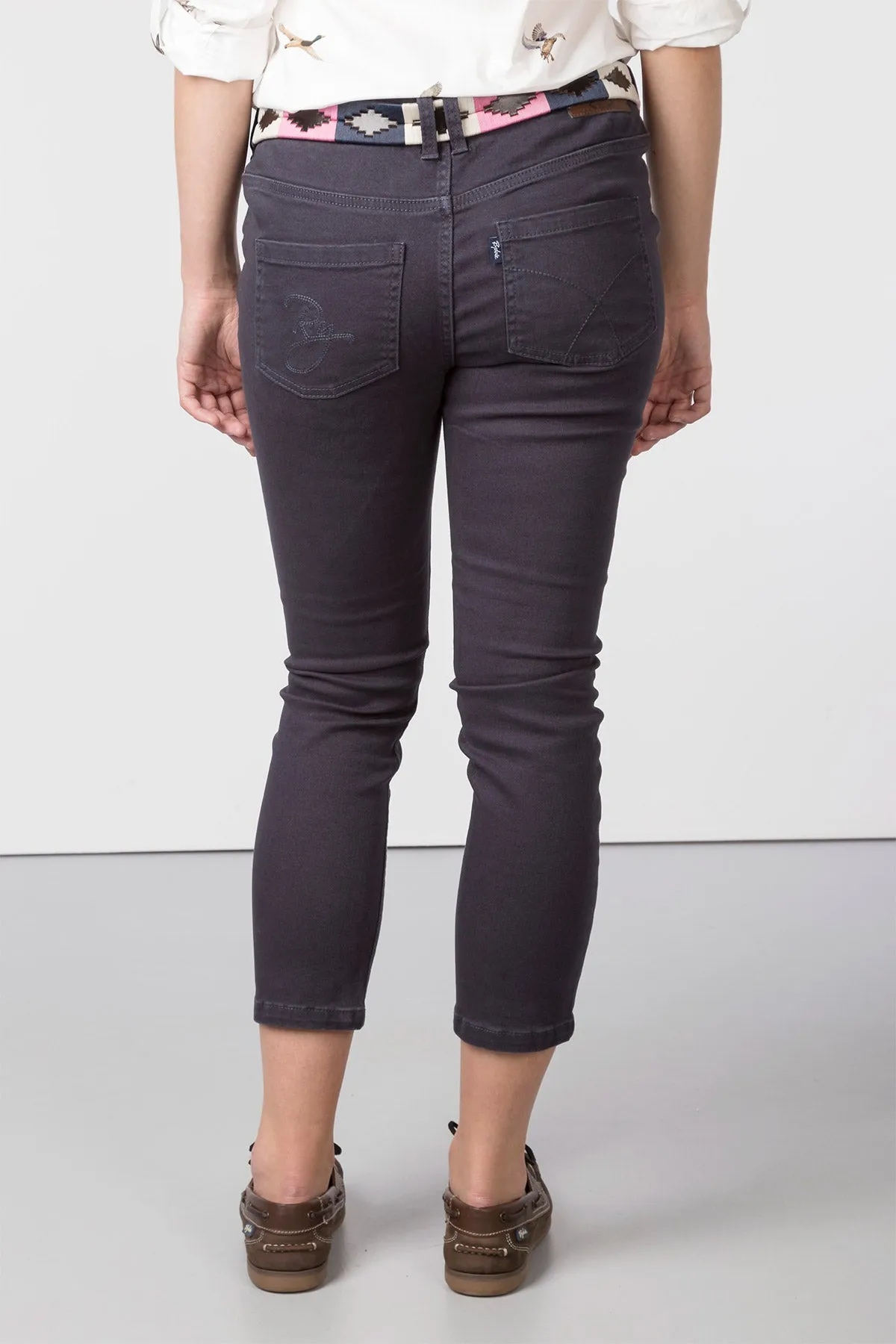 Ladies Skinny Cropped Jeans - Portia