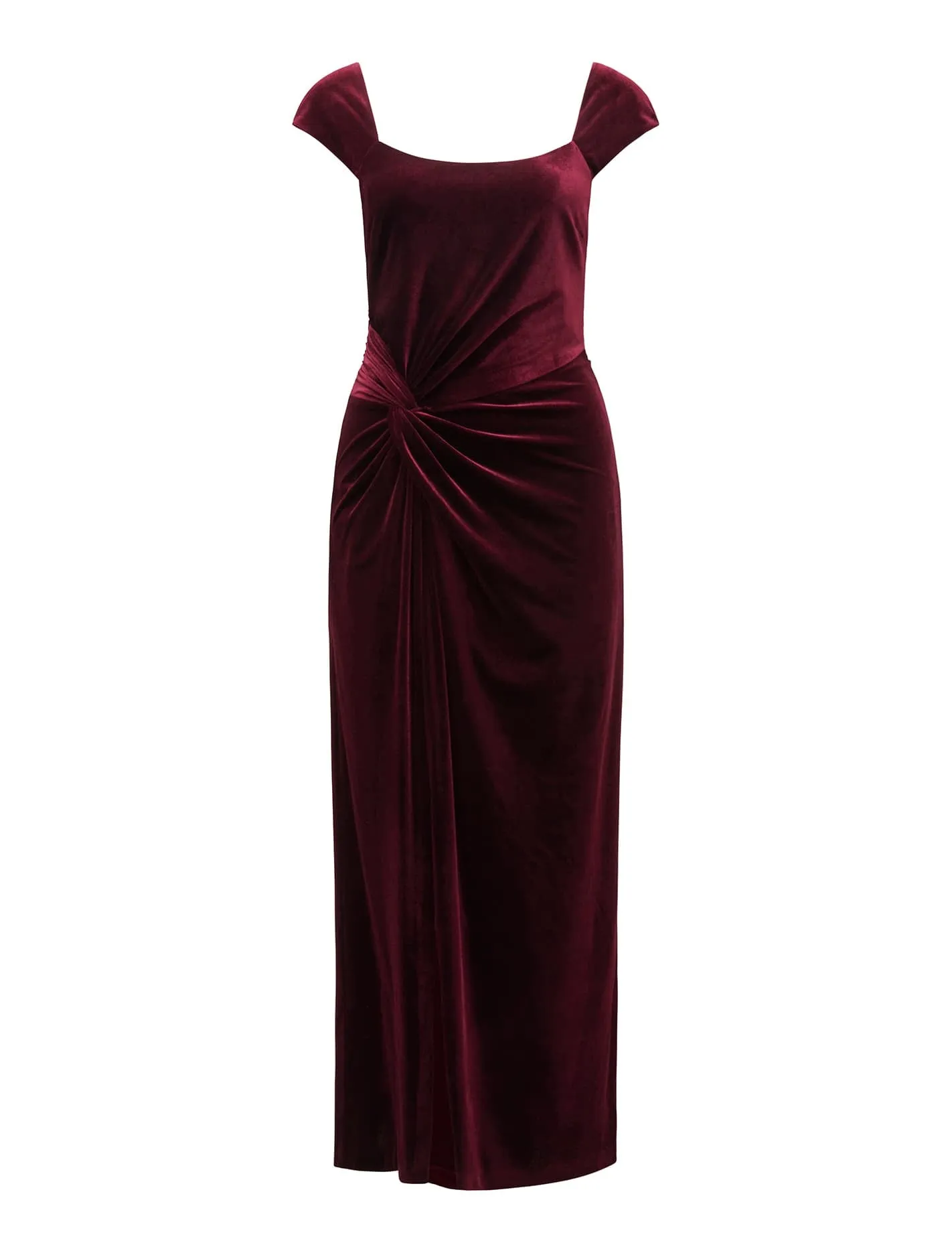 Lara Cap Sleeve Velvet Dress