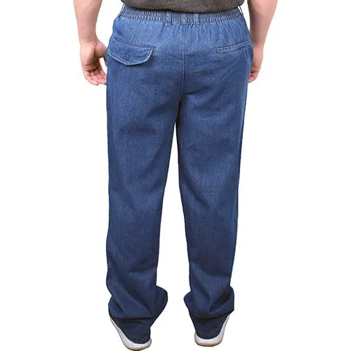 LD Sport Elastic Waist Denim Pants 30" Inseam