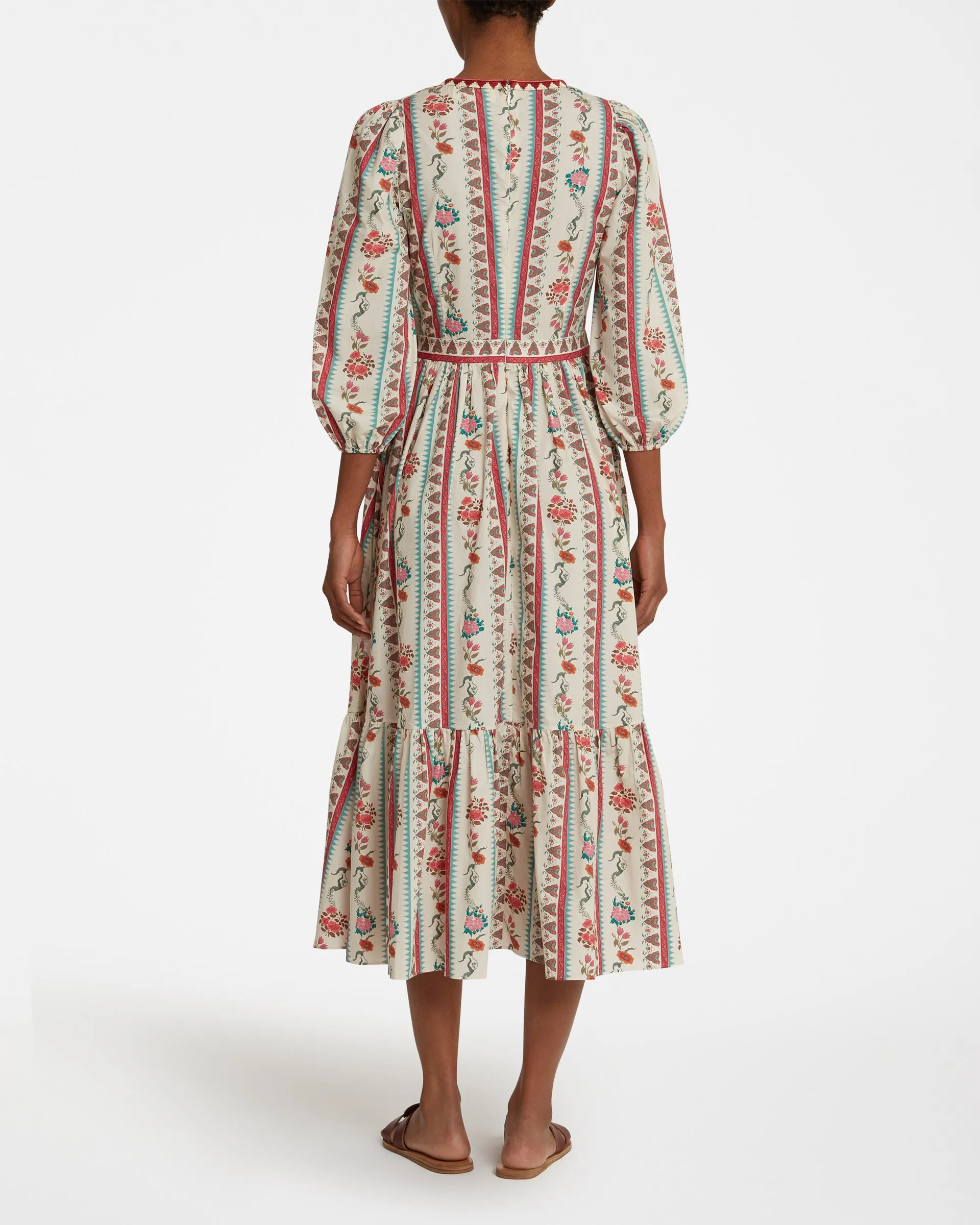 Loretta Dress in Saladin Print