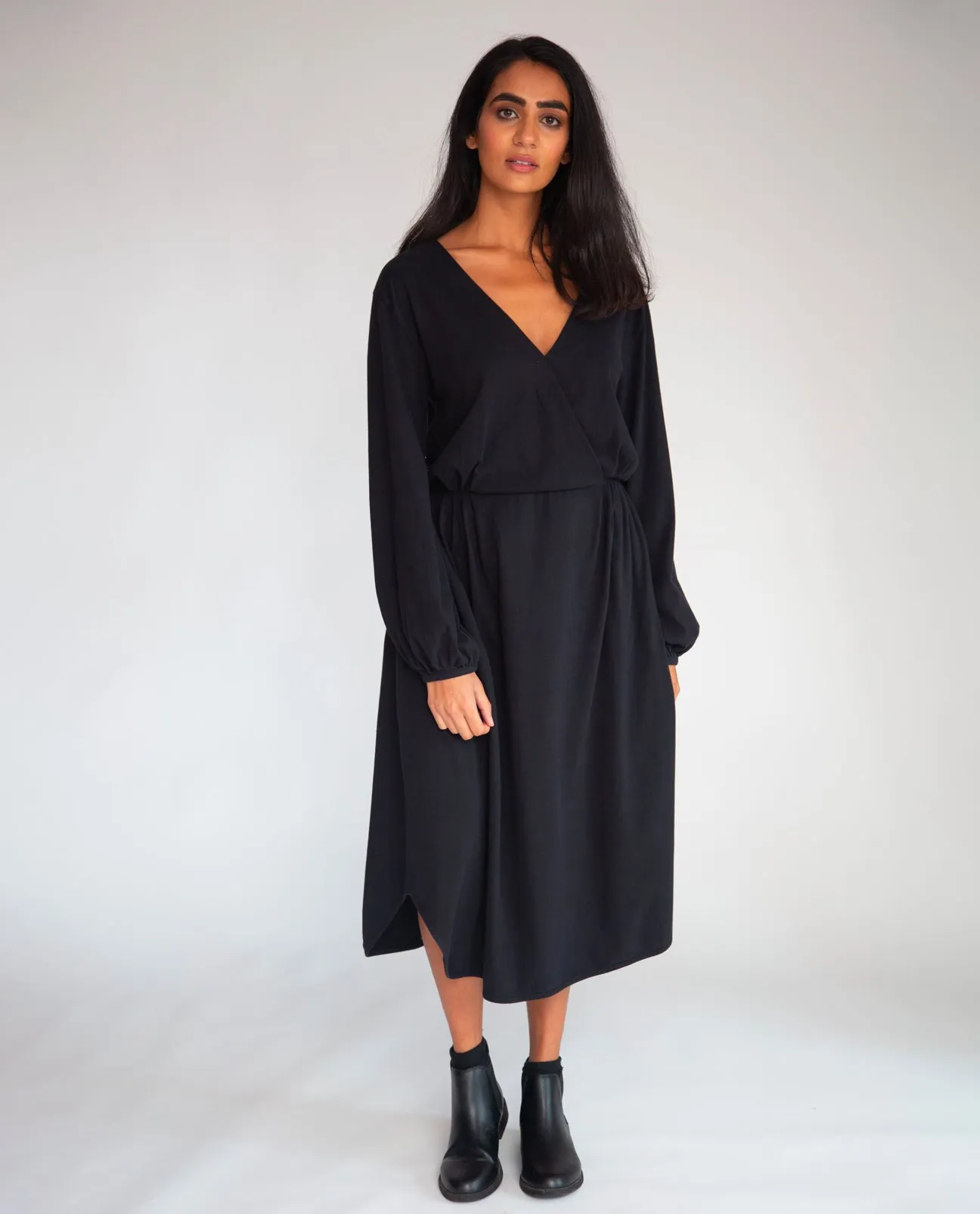 Luella Organic Cotton Dress In Black