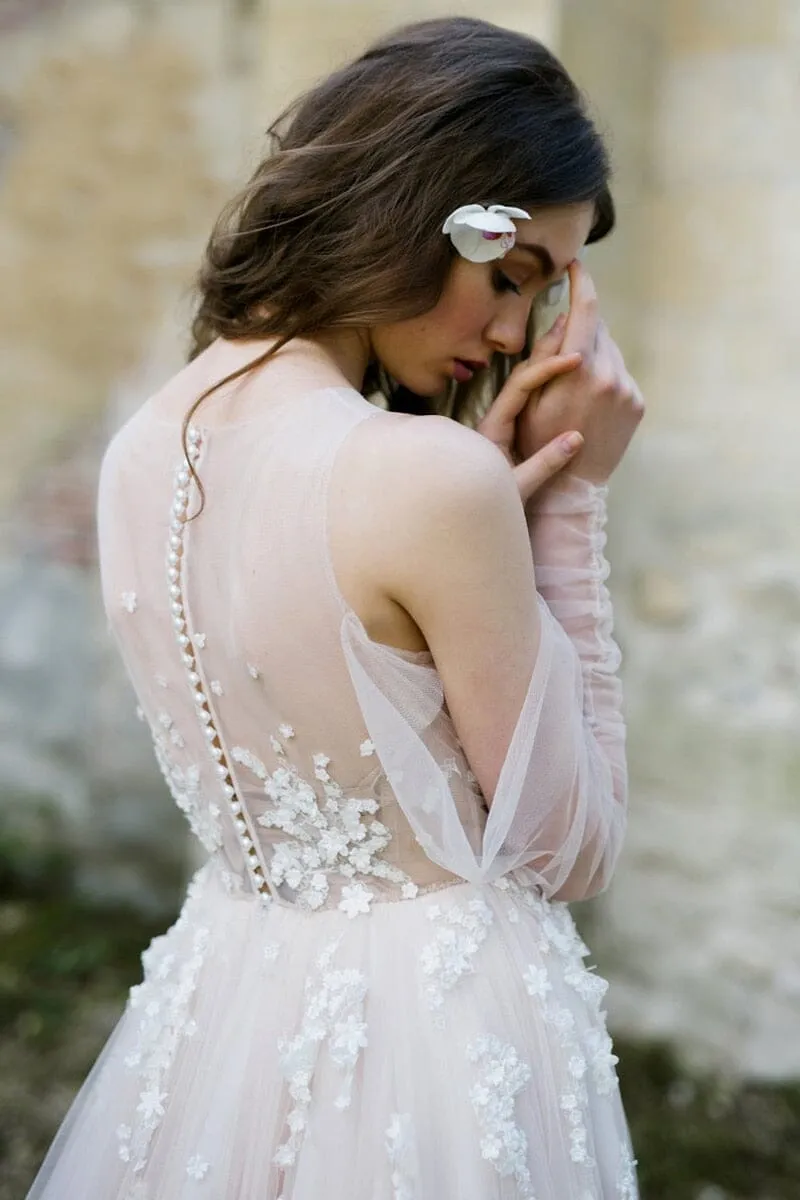 Majesty Floral Lace Wedding Dress