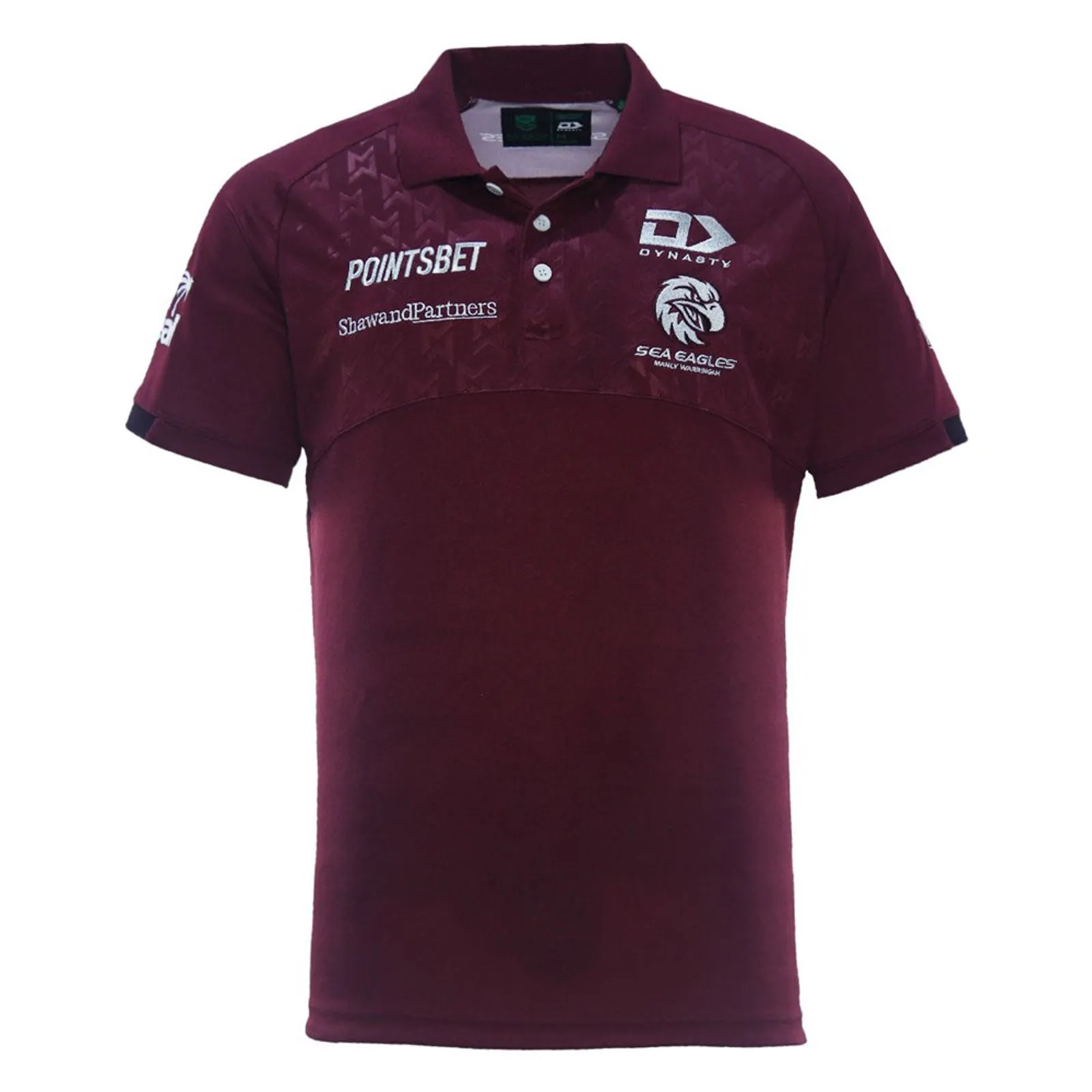 Manly Warringah Sea Eagles 2024 Men's Polo Shirt NRL Rugby League by Dynasty