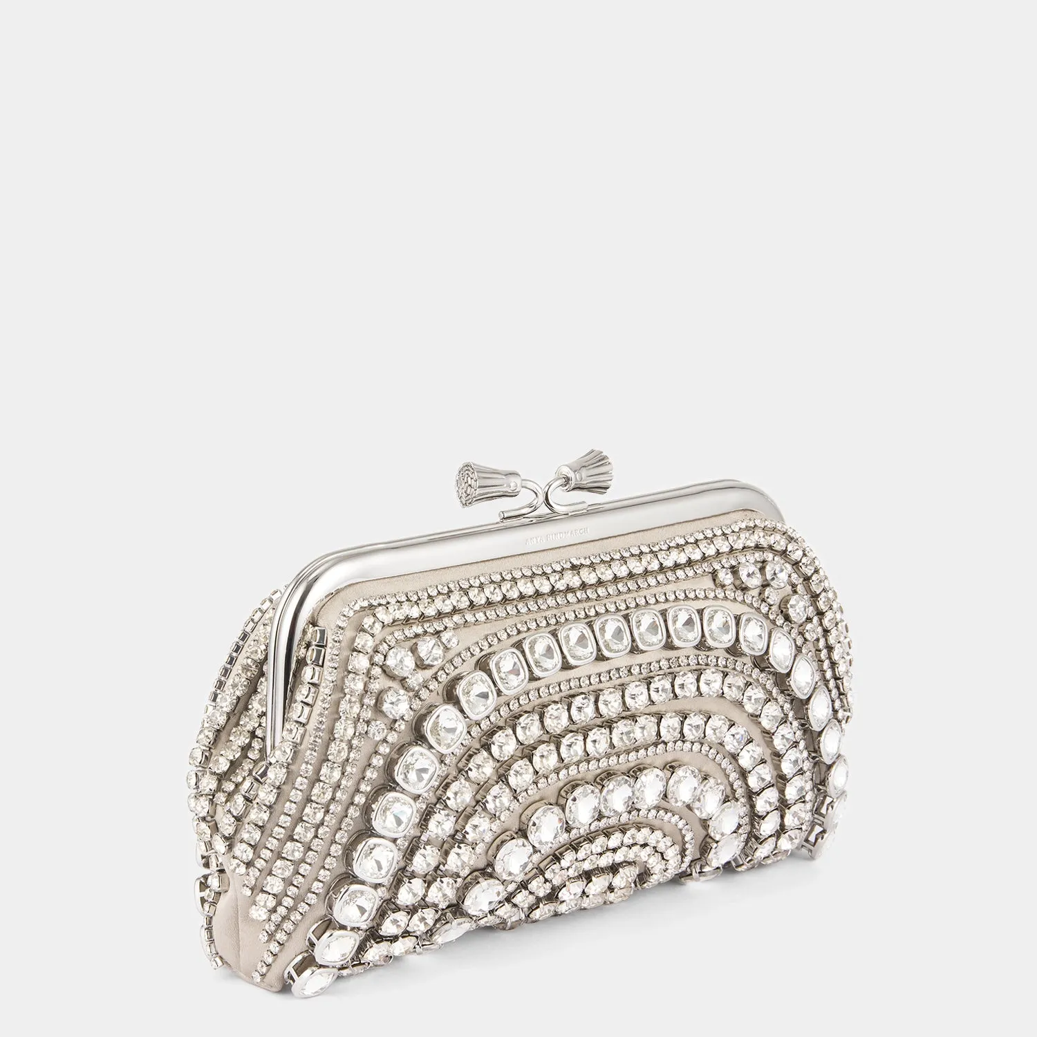 Maud Crystal Tassel Clutch